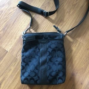 Coach signature crossbody bag